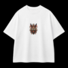 Steampunk Mechanical Wolf Graphic T-Shirt – Optic White Urban Streetwear