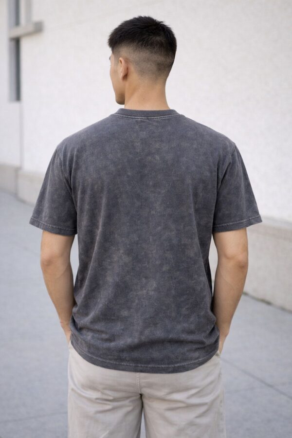 Slate Navy Acid Wash Oversized T-Shirt