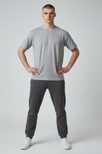 Heather Grey Essential Core T-Shirt