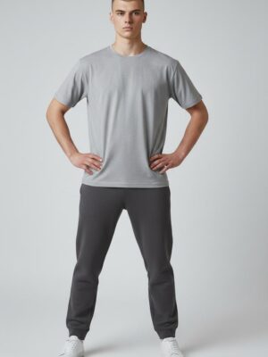 Heather Grey Essential Core T-Shirt