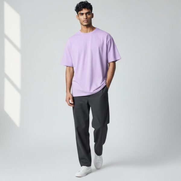 oversize5 Lavender Oversized T-Shirt