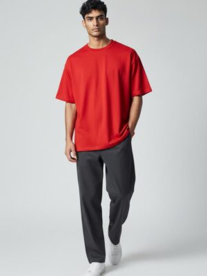 Men’s Oversized Red T-Shirt